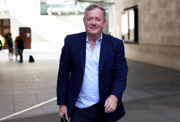 Broadcaster Piers Morgan walks outside the BBC Broadcasting House, in London Broadcaster Piers Morgan walks outside the BBC Broadcasting House, in London