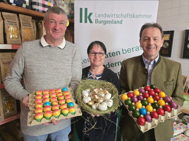 Eierüberschuss im Burgenland: Das darf Donald Trump nie erfahren
