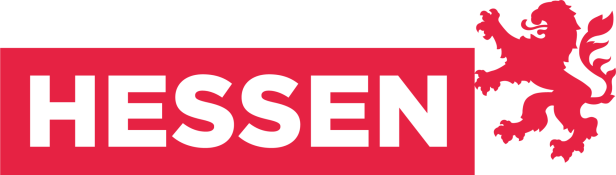 Das Logo des Bundeslandes Hessen mit dem hessischen Löwen.