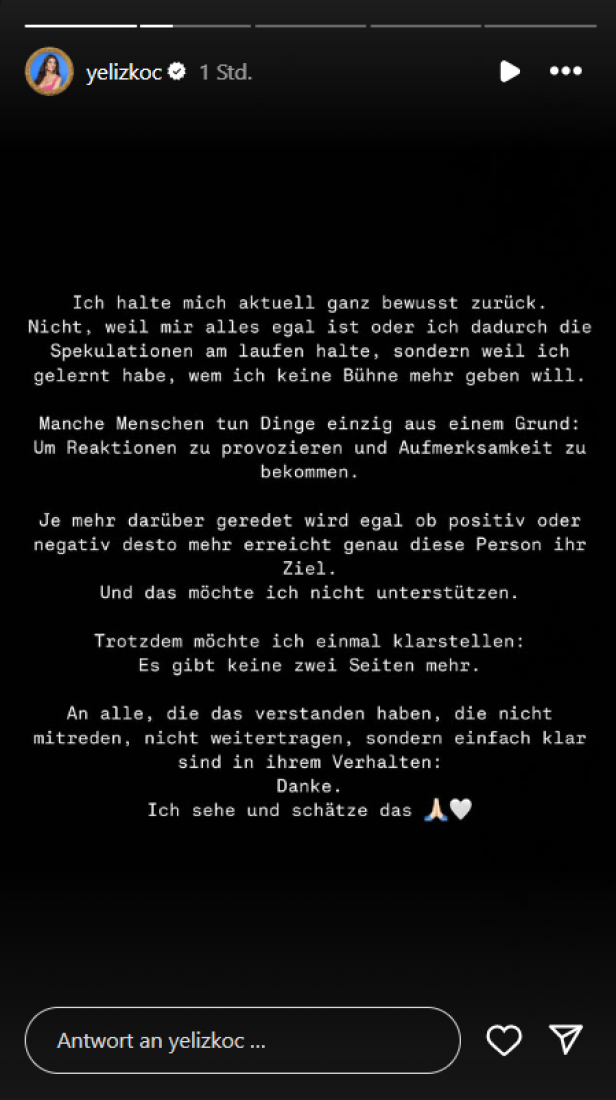 Trennung von Jannik Kontalis? Yeliz Koc äußert sich erstmals dazu