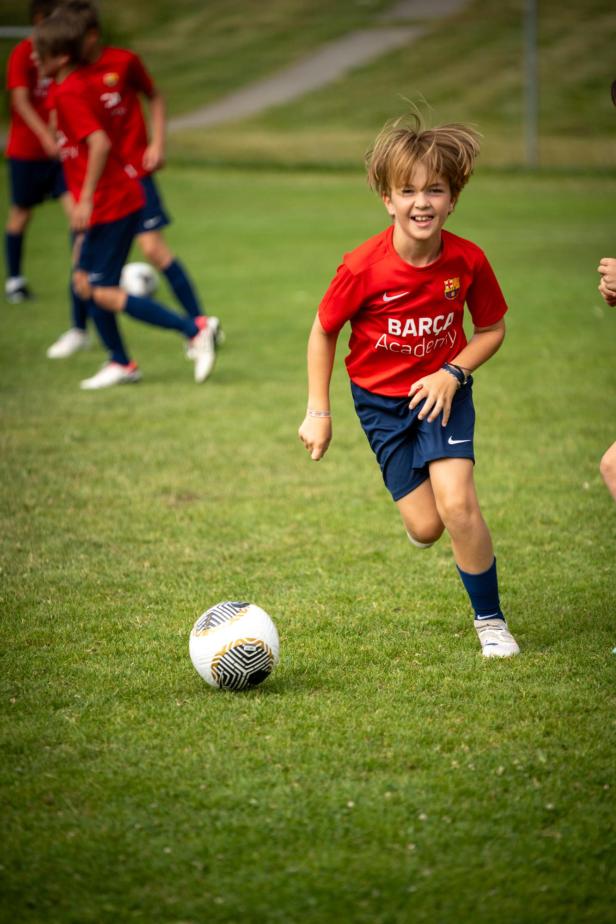Ein Platz im Barça-Sommercamp zu gewinnen (von 6 bis 16 Jahre)