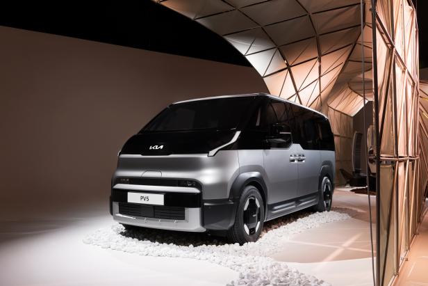 Der Kia PV5 Mailänder Designwoche: Kia präsentiert den EV2 und den PV5 WKNDR