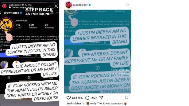 Er macht Schluss: Justin Bieber distanziert sich von eigener Marke