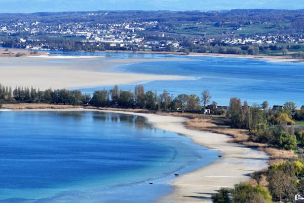 Wasserstand des Bodensees Trockenheit setzt Rhein und Bodensee zu: Erste Schritte gegen Rohstoffmangel