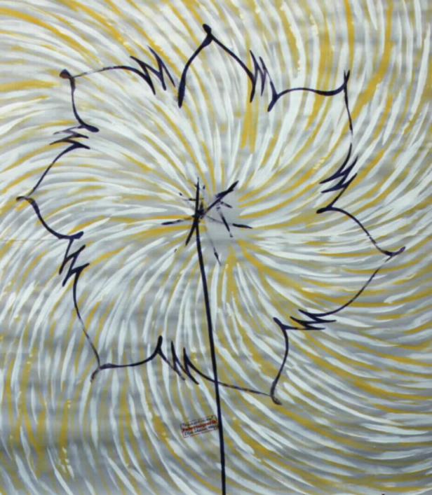 Blumen auf Beton: Der Picasso mit dem Zweirad