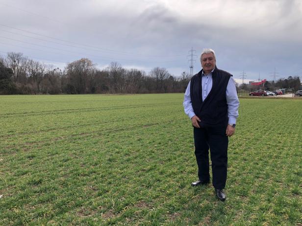 Das Projekt "Kaiserebersdorf" soll auf dieser Wiese im Weichseltalweg starten - allerdings frühestens in drei Jahren