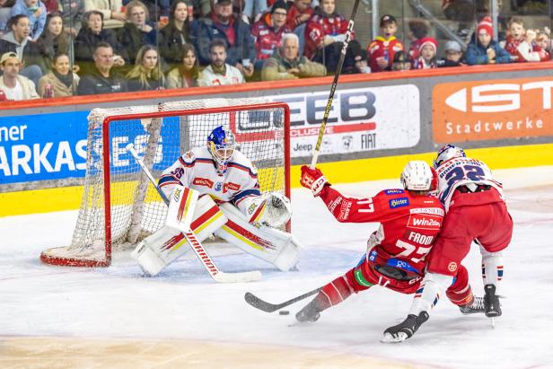 EISHOCKEY: ICE HOCKEY LEAGE / FINALE / BEST-OF-7 / 1. SPIEL: EC KAC - EC RED BULL SALZBURG Tolvanen bekam im Finale nur zwei Tore