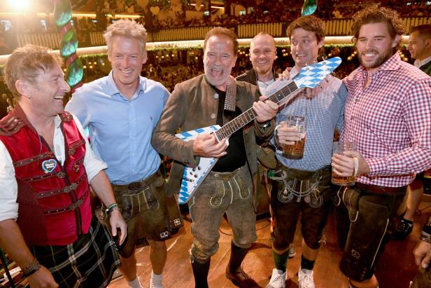 Oktoberfest - Prominenz Nach dramatischem Gewichtsverlust: Arnies Sohn Chris nicht wiederzuerkennen