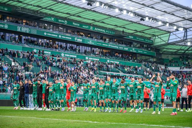FUSSBALL: ADMIRAL BUNDESLIGA / MEISTERGRUPPE / 3. RUNDE: SK RAPID - FK AUSTRIA WIEN Rapid bejubelt 2:0: "Ein Wiener Derby spielt sich eben im Schädel ab"