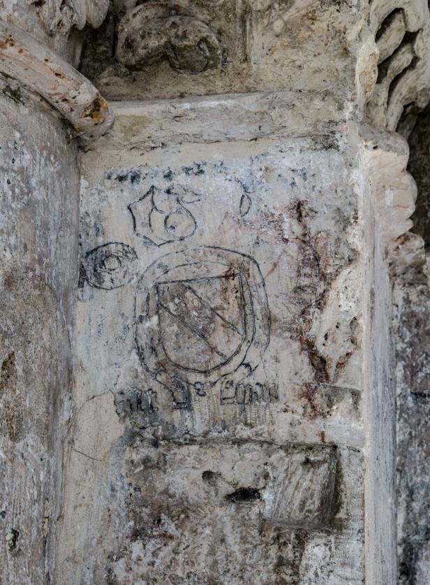 Historische Graffiti: Wie kam steirisches Adelswappen nach Jerusalem?
