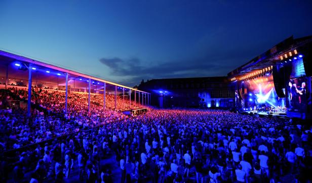 Open-Air-Konzert bei jazzopen Stuttgart.