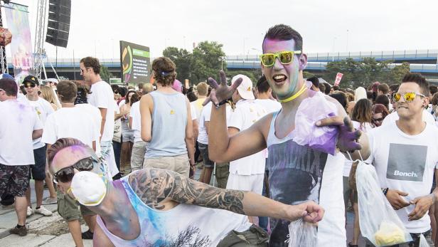 So lief das Holi Festival in Wien