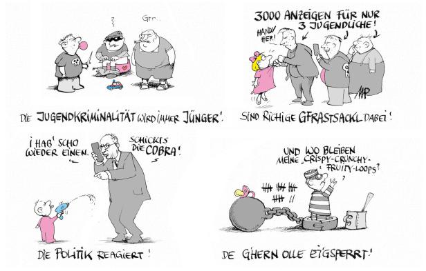 Ach was muss man oft von bösen – Kindern hören, oder lesen! Heavy Metall-gewerkschafter