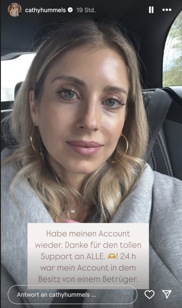 Cathy Hummels wurde von Hackern erpresst