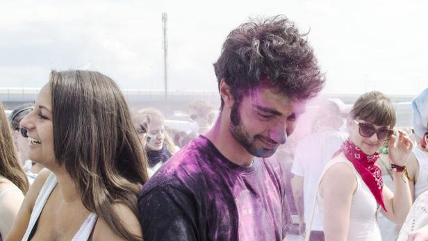 So lief das Holi Festival in Wien