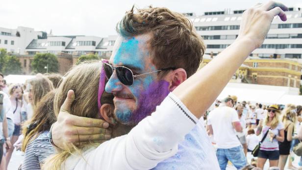 So lief das Holi Festival in Wien