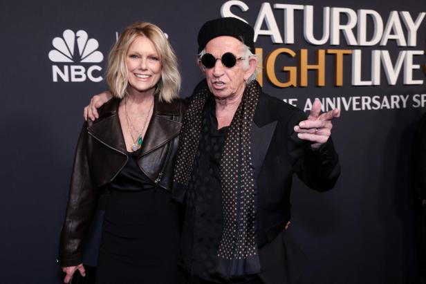 Patti Hansen und Keith Richards Patti Hansen und Keith Richards