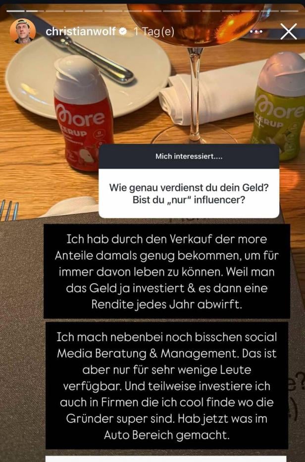 "More Nutrition"-Gründer Christian Wolf: Wie hoch ist sein Vermögen?
