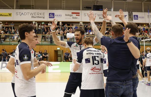 VOLLEYBALL: AUSTRIAN VOLLEY LEAGUE/MÄNNER/FINALE/BEST OF SEVEN/4. SPIEL: TSV RAIFFEISEN HARTBERG - HYPO TIROL VT