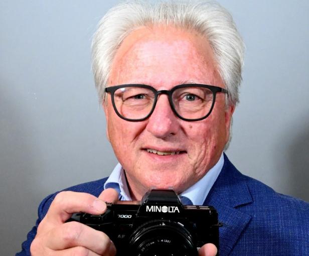 Porträt von Gerhard Brischnik, Branchensprecher des Wiener Fotohandels