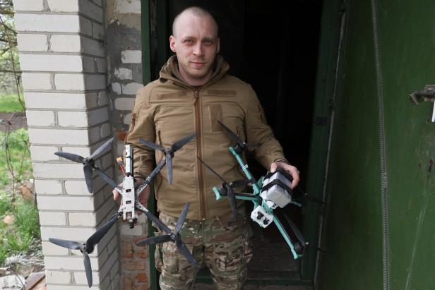 Schießtraining in Sumy, Ukraine