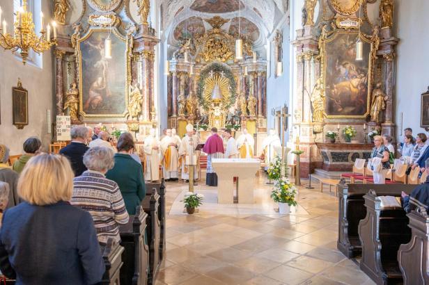 Die Gedenkmsesse in der Pfarrkirche Marie Hietzing