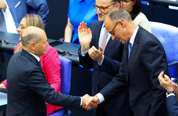 Election of a new German Chancellor, in Berlin Election of a new German Chancellor, in Berlin