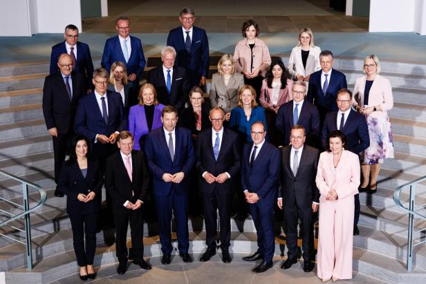 First meeting of the new German cabinet in Berlin First meeting of the new German cabinet in Berlin