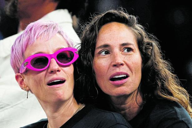 FILE PHOTO: Megan Rapinoe and Sue Bird