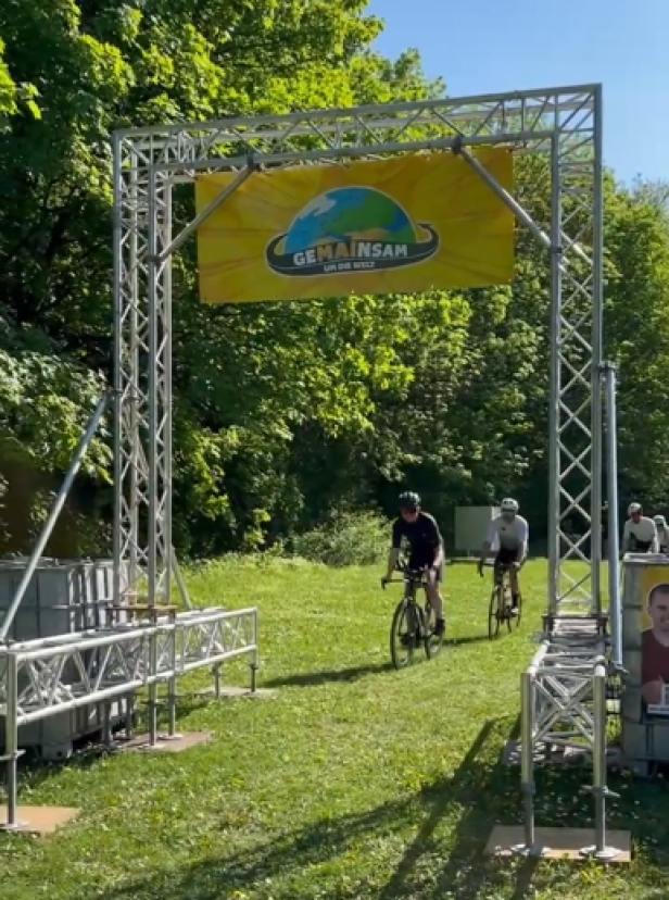 Menschen bei der Challenge