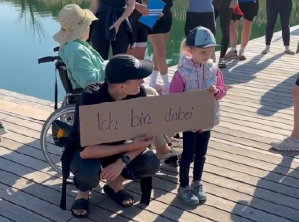 Menschen bei der Challenge