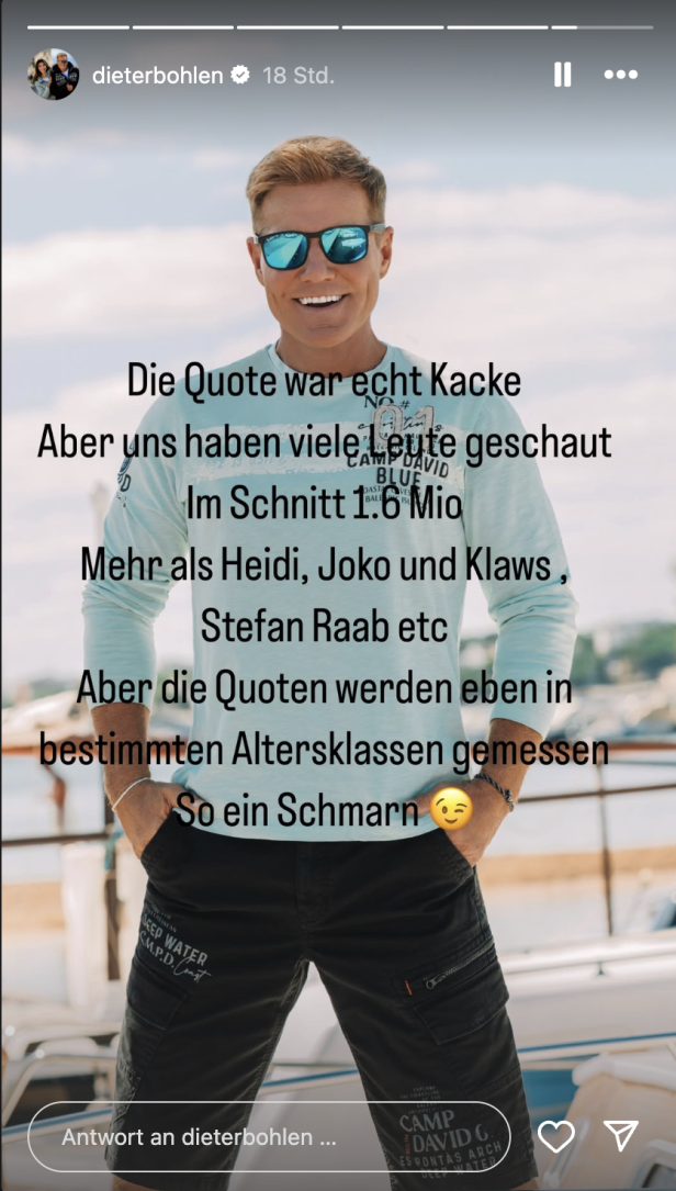 Instagram Dieter Bohlen