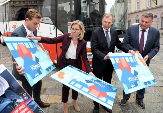 PK "NÄCHSTE SCHRITTE ZUM KLIMATICKET": GEWESSLER / STELZER / KAINEDER / STEINKELLNER PK "NÄCHSTE SCHRITTE ZUM KLIMATICKET": GEWESSLER / STELZER / KAINEDER / STEINKELLNER