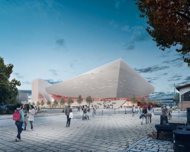 ++ HANDOUT ++ WIEN: SIEGERENTWURF DER NEUEN WIEN HOLDING-ARENA (RENDERING)