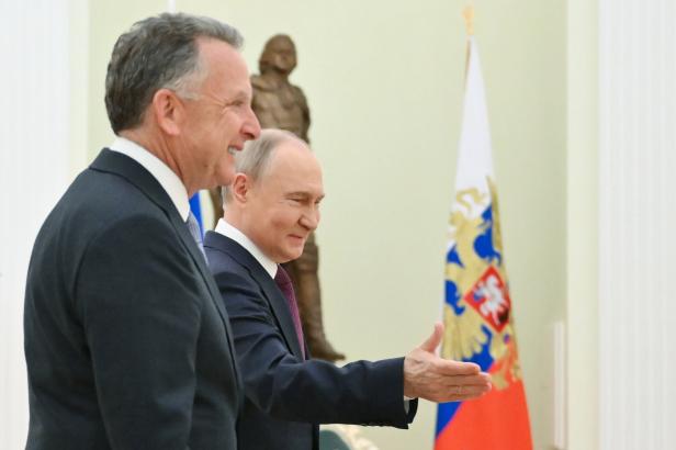 Russian President Vladimir Putin meets US President Special Envoy Steve Witkoff in Moscow Russian President Vladimir Putin meets US President Special Envoy Steve Witkoff in Moscow