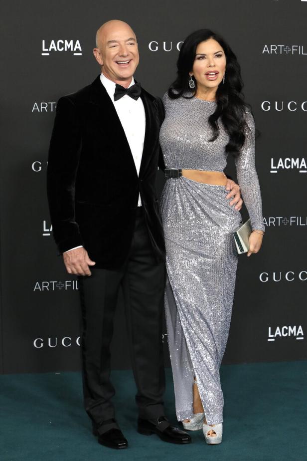 Jeff Bezos und Lauren Sánchez bei der LACMA Art + Film Gala 2021 in Los Angeles.