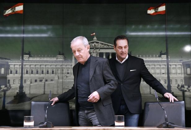 PK "EUROFIGHTER-U-AUSSCHUSS: DIE EINIGUNG UND DER FAHRPLAN" / PILZ / STRACHE PK "EUROFIGHTER-U-AUSSCHUSS: DIE EINIGUNG UND DER FAHRPLAN" / PILZ / STRACHE