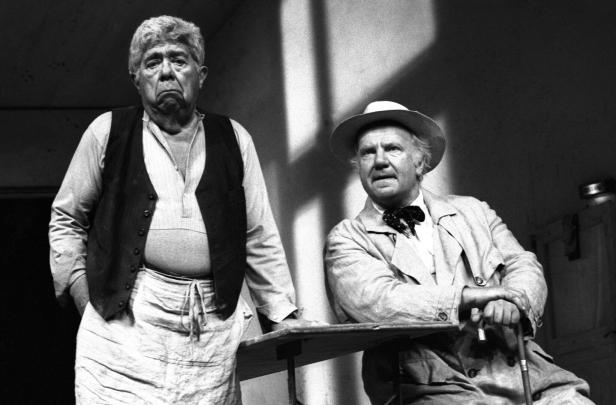 Hugo Lindinger und Traugott Buhre in "Der Theatermacher"