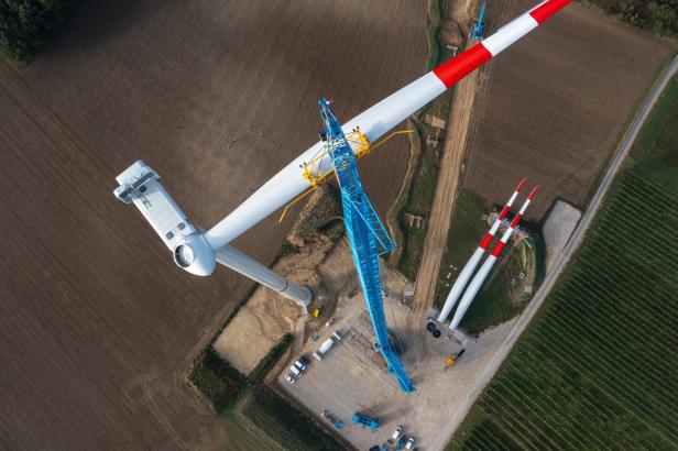 Von der Planung bis zur Errichtung einer Windkraftanlage können viele Jahre vergehen.