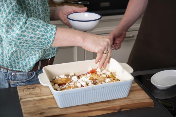 Feta überstreuen