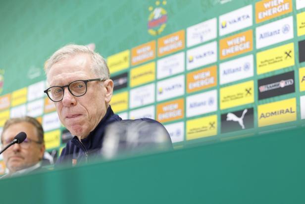 PK SK Rapid Wien: Vorstellung des neuen Cheftrainers Peter Stöger PK SK Rapid Wien: Vorstellung des neuen Cheftrainers Peter Stöger