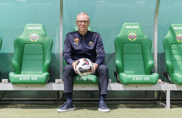 PK SK Rapid Wien: Vorstellung des neuen Cheftrainers Peter Stöger