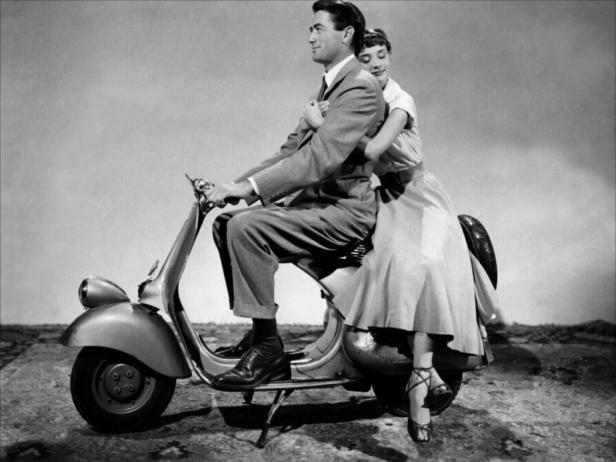 Audrey Hepburn und Gregory Peck in „Ein Herz und eine Krone“.