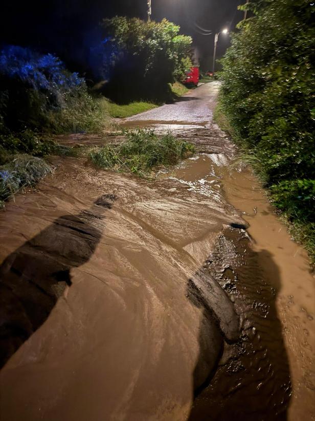 Unwetter Bezirk Hollabrunn Juni 2025