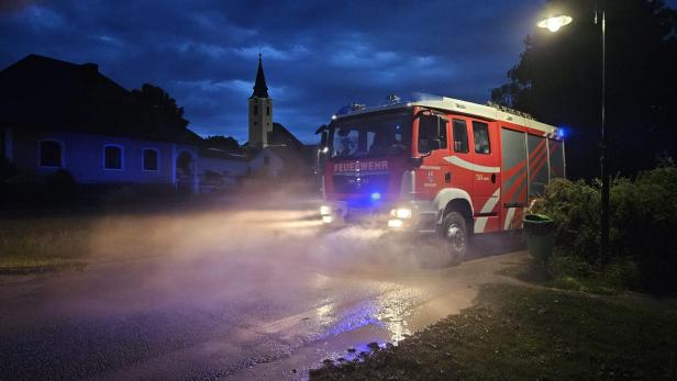 Unwetter Bezirk Hollabrunn Juni 2025
