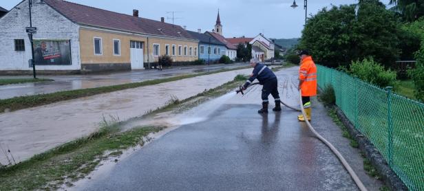 Unwetter Bezirk Hollabrunn Juni 2025