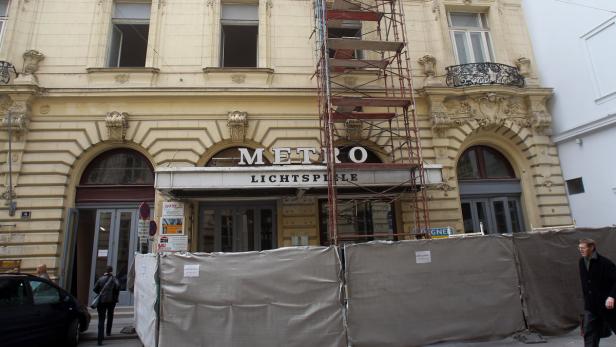 Das Metro Kino in Wien wird renoviert.