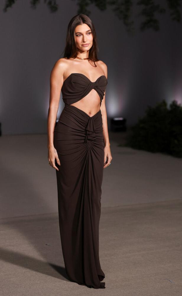 Hailey Bieber bei der Academy Museum of Motion Pictures Gala in Los Angeles.
