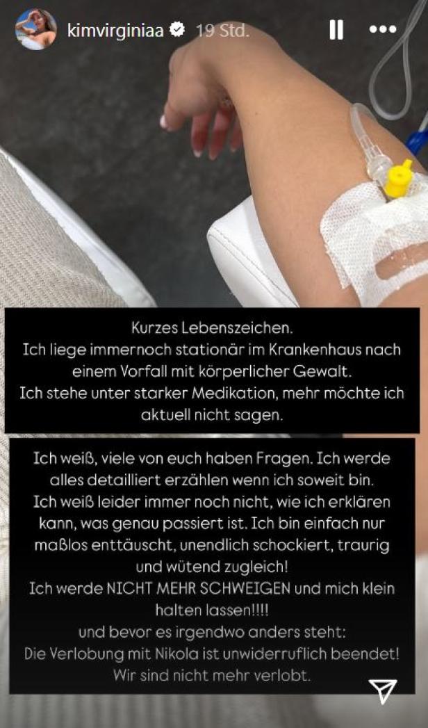 Screenshot von Story Kim Virignia