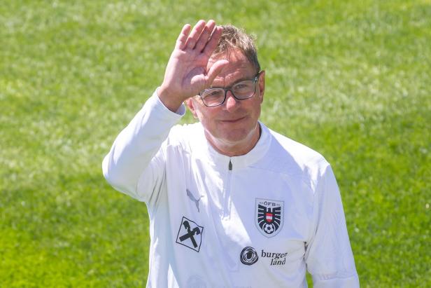 FUSSBALL: WM QUALIFIKATION: ÖFFENTLICHES TRAINING ÖFB: RANGNICK FUSSBALL: WM QUALIFIKATION: ÖFFENTLICHES TRAINING ÖFB: RANGNICK